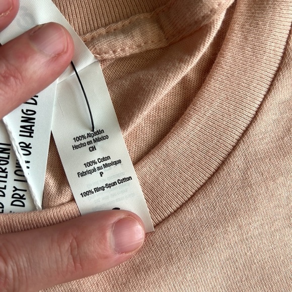 Just Breathe Graphic Tee Dandelion Pink and Black - Picture 4 of 5